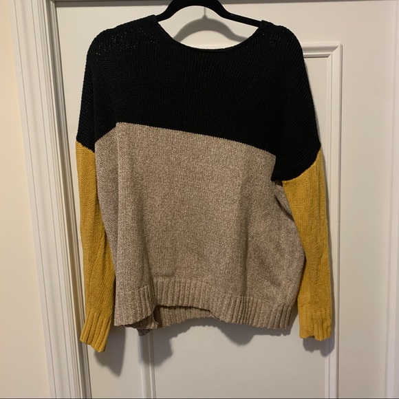 Colorblock Knit Sweater - Picture 1 of 2